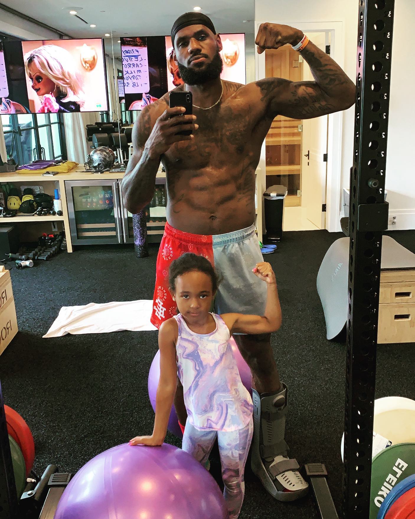 LeBron James remains in peak fitness aged 39